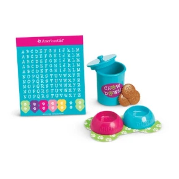 American Girl Doll Treats and Eats Pet Set (Retired 2017) - Picture 1 of 12
